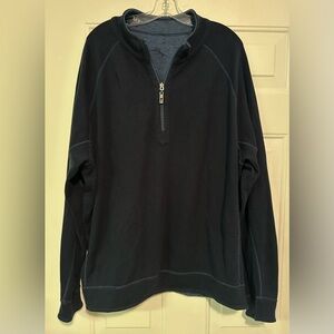 Tommy Bahama Mens Size XXL Flip Coast‎ Half-Zip Pullover Reversible